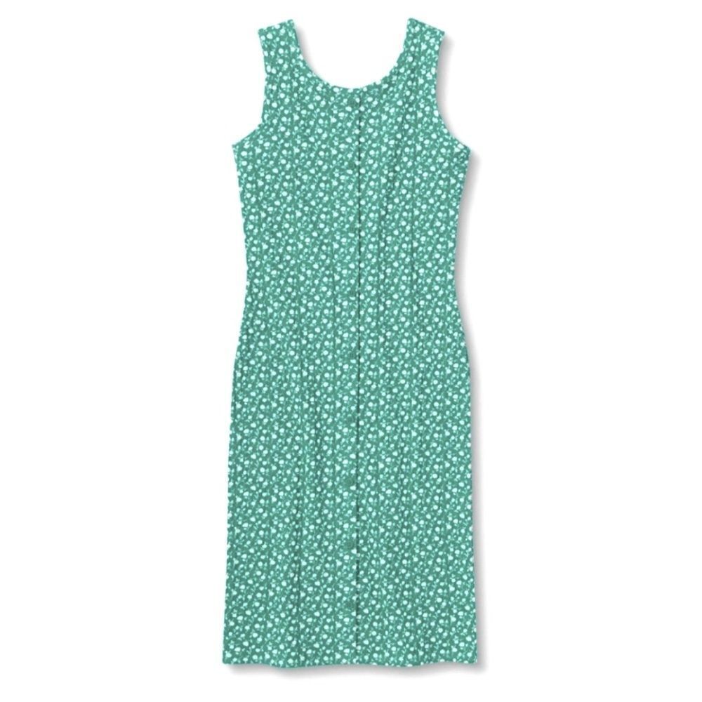 Art Class Teal Floral Midi Dress Girls Size small 6/6x